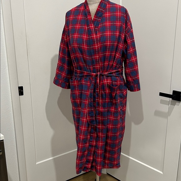 Dior Other - Vintage 80’s Christian Dior Tartan Plaid Robe / OSFM